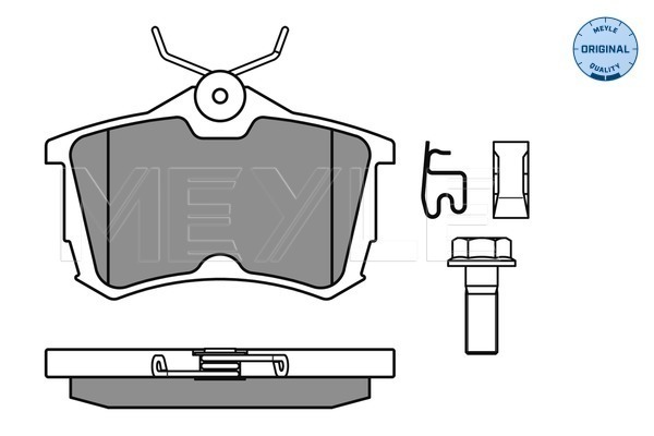 Brake Pad Set, disc brake - 025 235 2714/W MEYLE