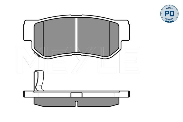Brake Pad Set, disc brake - 025 235 4314/PD MEYLE