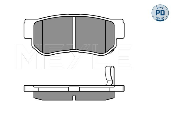 Brake Pad Set, disc brake - 025 235 4314/PD MEYLE
