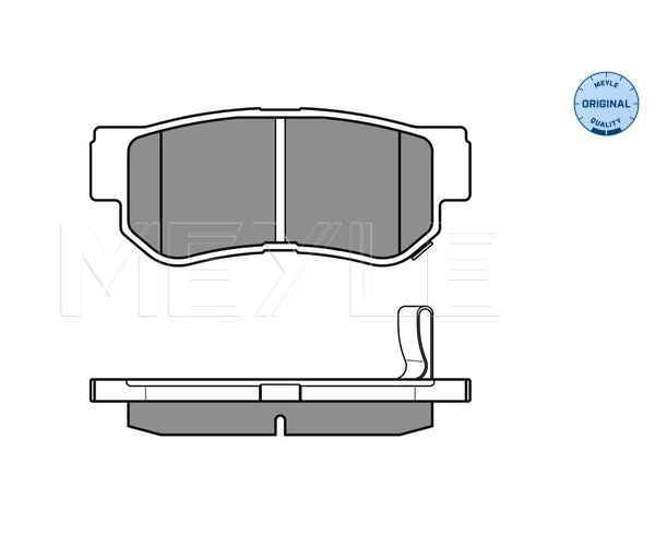 Brake Pad Set, disc brake - 025 235 4314/W MEYLE