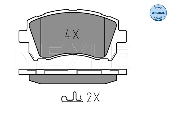 Brake Pad Set, disc brake - 025 235 5817/W MEYLE