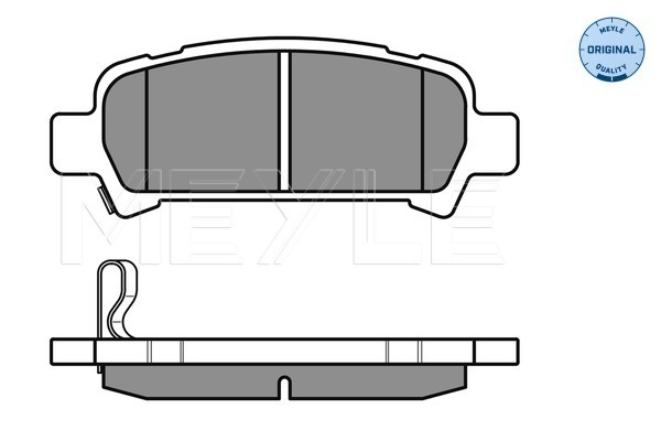 Brake Pad Set, disc brake - 025 235 7214/W MEYLE