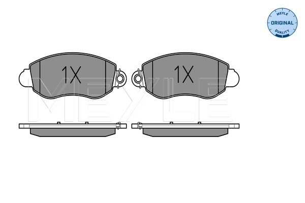Brake Pad Set, disc brake - 025 235 7718/W MEYLE