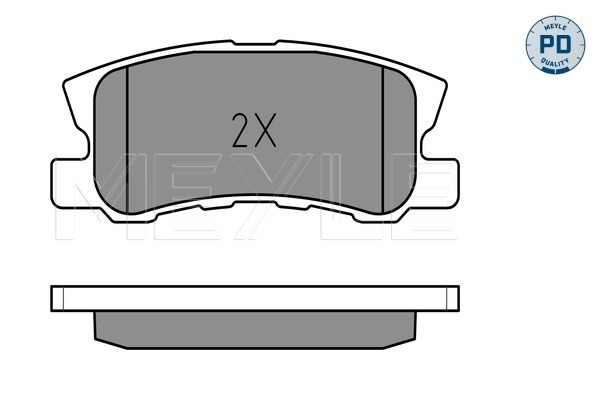 Brake Pad Set, disc brake - 025 235 8216/PD MEYLE