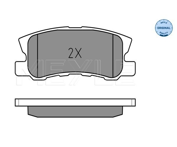 Brake Pad Set, disc brake - 025 235 8216 MEYLE