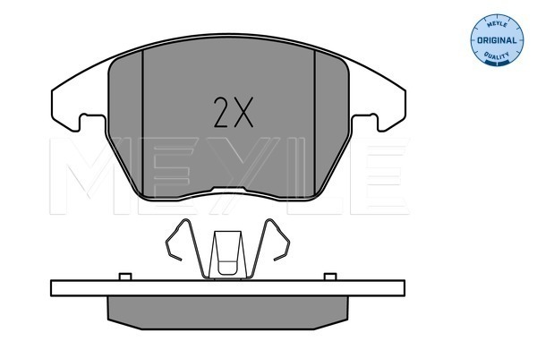 Brake Pad Set, disc brake - 025 235 8919 MEYLE