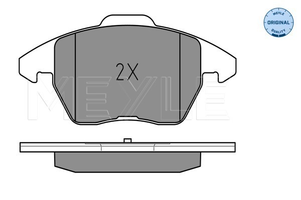 Brake Pad Set, disc brake - 025 235 8919 MEYLE