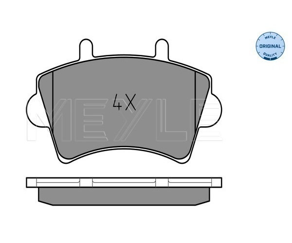 Brake Pad Set, disc brake - 025 236 1318 MEYLE