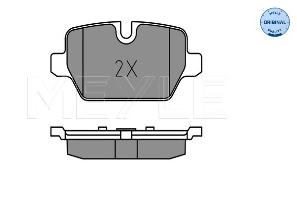 Brake Pad Set, disc brake - 025 236 2316 MEYLE