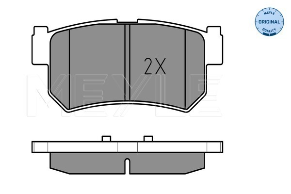 Brake Pad Set, disc brake - 025 236 7315/W MEYLE