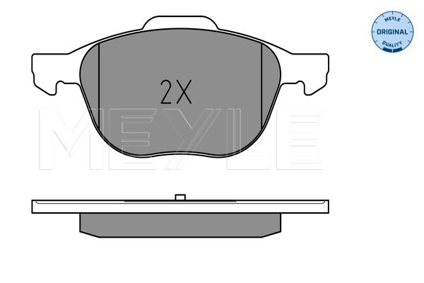 Brake Pad Set, disc brake - 025 237 2318 MEYLE