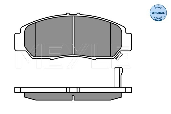 Brake Pad Set, disc brake - 025 237 2916/W MEYLE