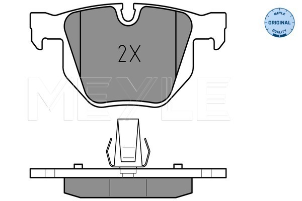 Brake Pad Set, disc brake - 025 237 3217 MEYLE