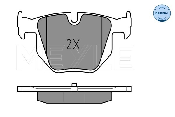 Brake Pad Set, disc brake - 025 237 3217 MEYLE