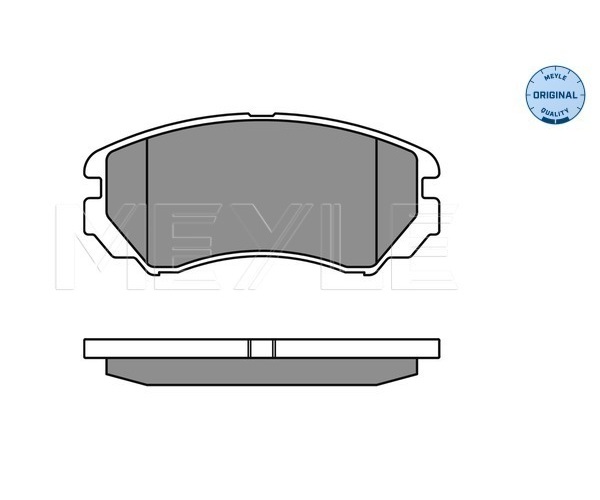 Brake Pad Set, disc brake - 025 238 9116/W MEYLE