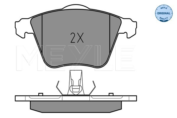 Brake Pad Set, disc brake - 025 239 1218 MEYLE