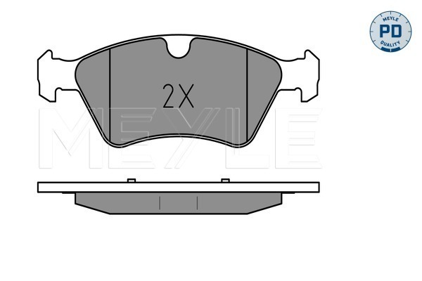 Brake Pad Set, disc brake - 025 239 2221/PD MEYLE