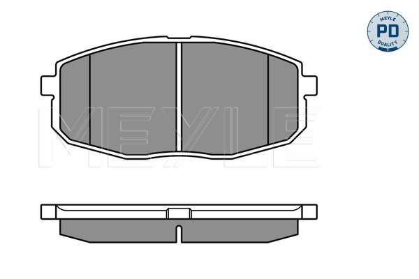 Brake Pad Set, disc brake - 025 239 6617/PD MEYLE