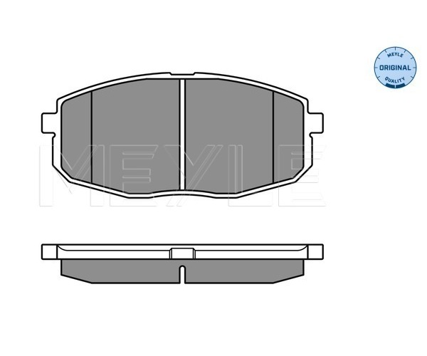 Brake Pad Set, disc brake - 025 239 6617/W MEYLE
