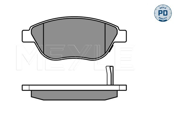 Brake Pad Set, disc brake - 025 239 8119/PD MEYLE