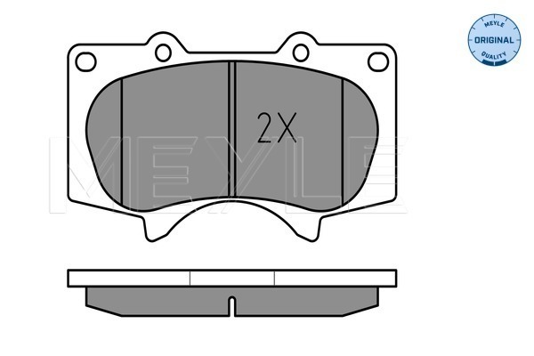 Brake Pad Set, disc brake - 025 240 2417/W MEYLE