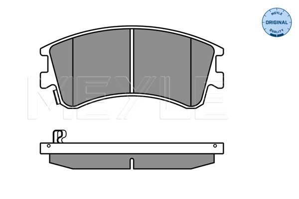 Brake Pad Set, disc brake - 025 240 4618/W MEYLE