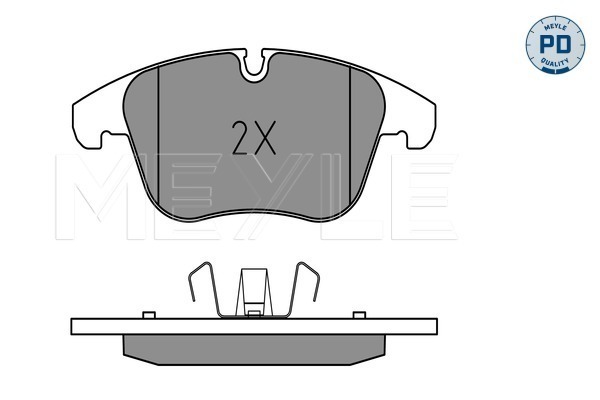 Brake Pad Set, disc brake - 025 240 8418/PD MEYLE