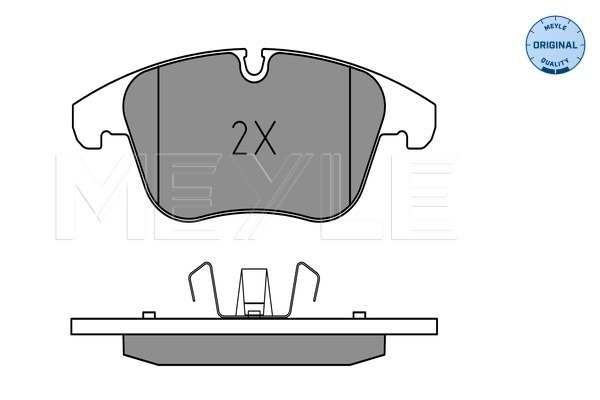 Brake Pad Set, disc brake - 025 240 8418 MEYLE