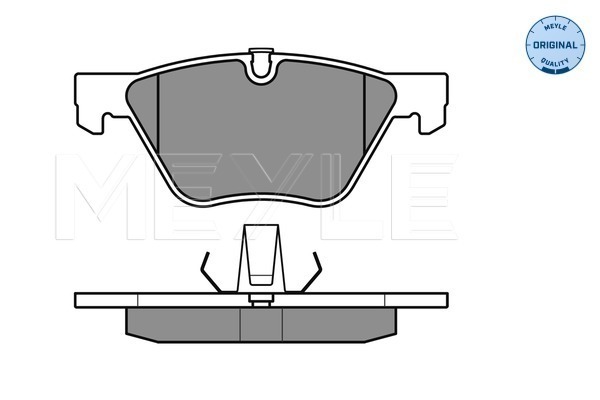 Brake Pad Set, disc brake - 025 240 9620 MEYLE