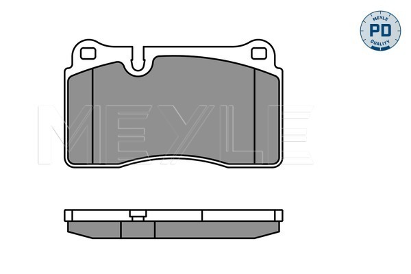 Brake Pad Set, disc brake - 025 240 9817/PD MEYLE