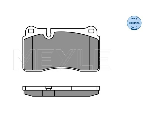 Brake Pad Set, disc brake - 025 240 9817 MEYLE