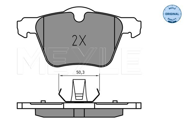 Brake Pad Set, disc brake - 025 241 4218 MEYLE