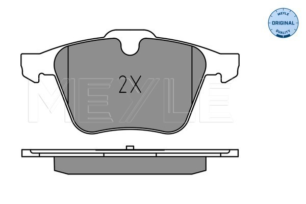 Brake Pad Set, disc brake - 025 241 4218 MEYLE