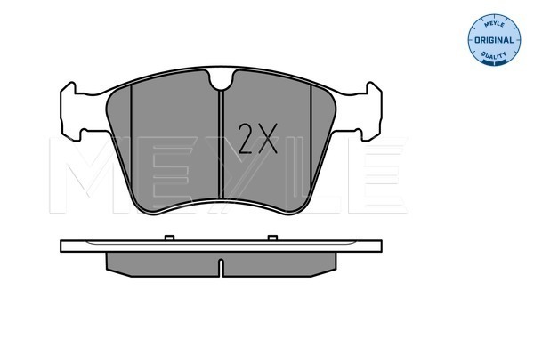 Brake Pad Set, disc brake - 025 241 5120 MEYLE