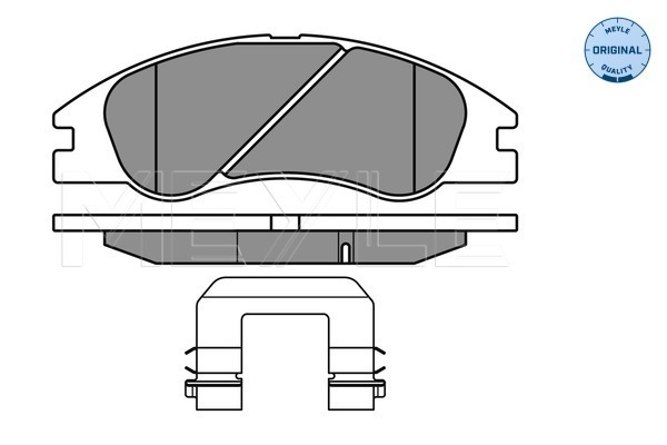 Brake Pad Set, disc brake - 025 242 1817/W MEYLE