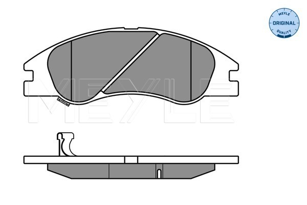 Brake Pad Set, disc brake - 025 242 1817/W MEYLE