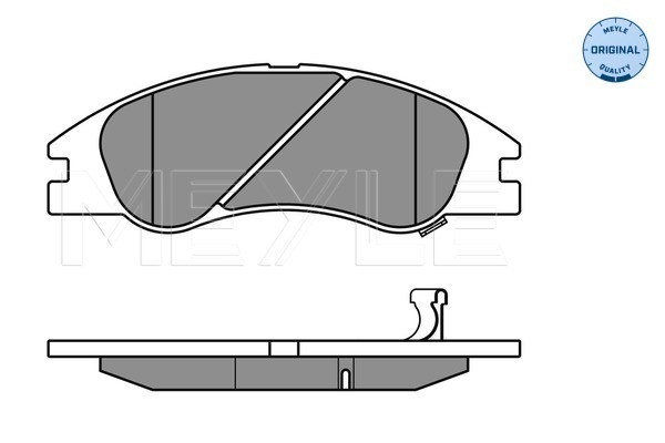 Brake Pad Set, disc brake - 025 242 1817/W MEYLE