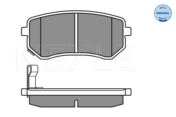 Brake Pad Set, disc brake - 025 242 7614/W MEYLE