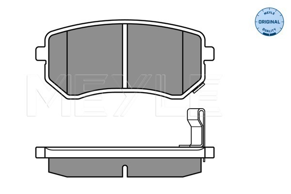 Brake Pad Set, disc brake - 025 242 7614/W MEYLE