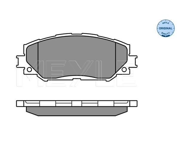 Brake Pad Set, disc brake - 025 243 3617 MEYLE