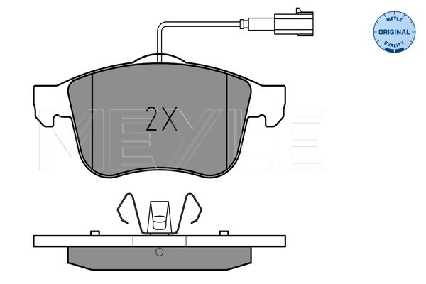 Brake Pad Set, disc brake - 025 243 4019 MEYLE