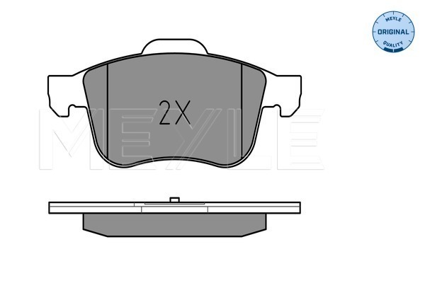 Brake Pad Set, disc brake - 025 243 4019 MEYLE