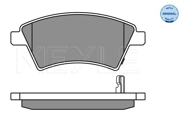 Brake Pad Set, disc brake - 025 243 9116/W MEYLE