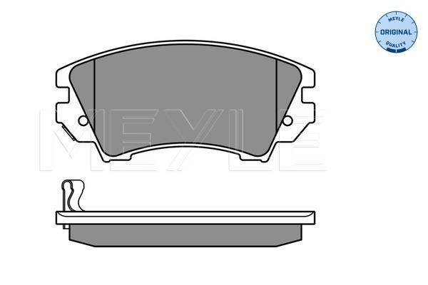 Brake Pad Set, disc brake - 025 244 1219/W MEYLE