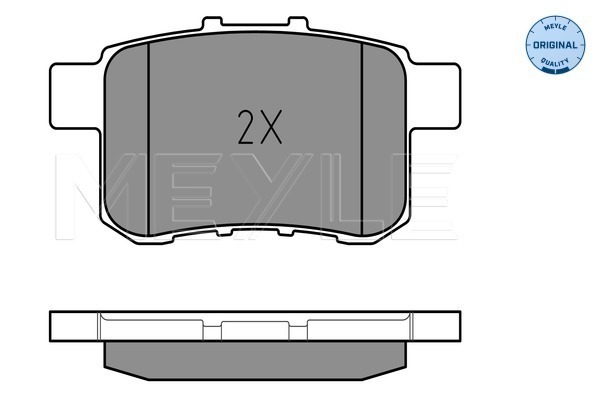 Brake Pad Set, disc brake - 025 244 3514/W MEYLE