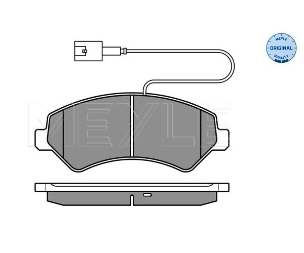 Brake Pad Set, disc brake - 025 244 6619/W1 MEYLE