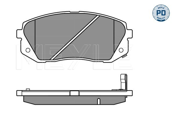 Brake Pad Set, disc brake - 025 245 0116/PD MEYLE