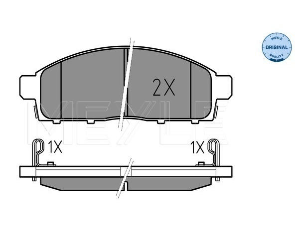 Brake Pad Set, disc brake - 025 245 2916/W MEYLE