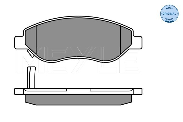 Brake Pad Set, disc brake - 025 245 5019/W MEYLE