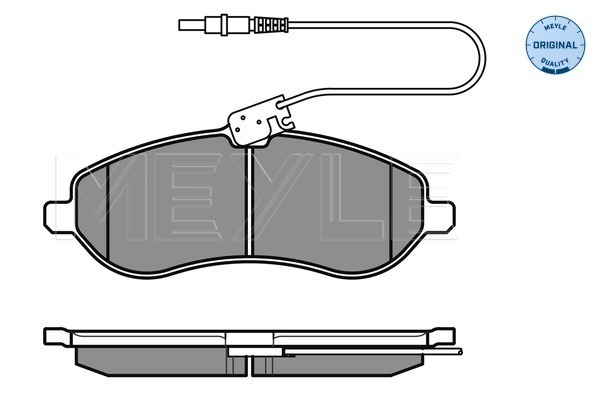 Brake Pad Set, disc brake - 025 245 9518/W MEYLE